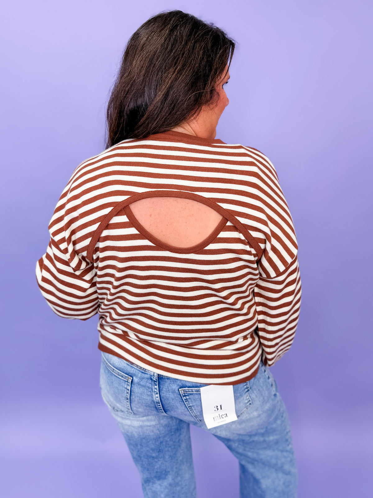 Coffee Run Striped Sweater