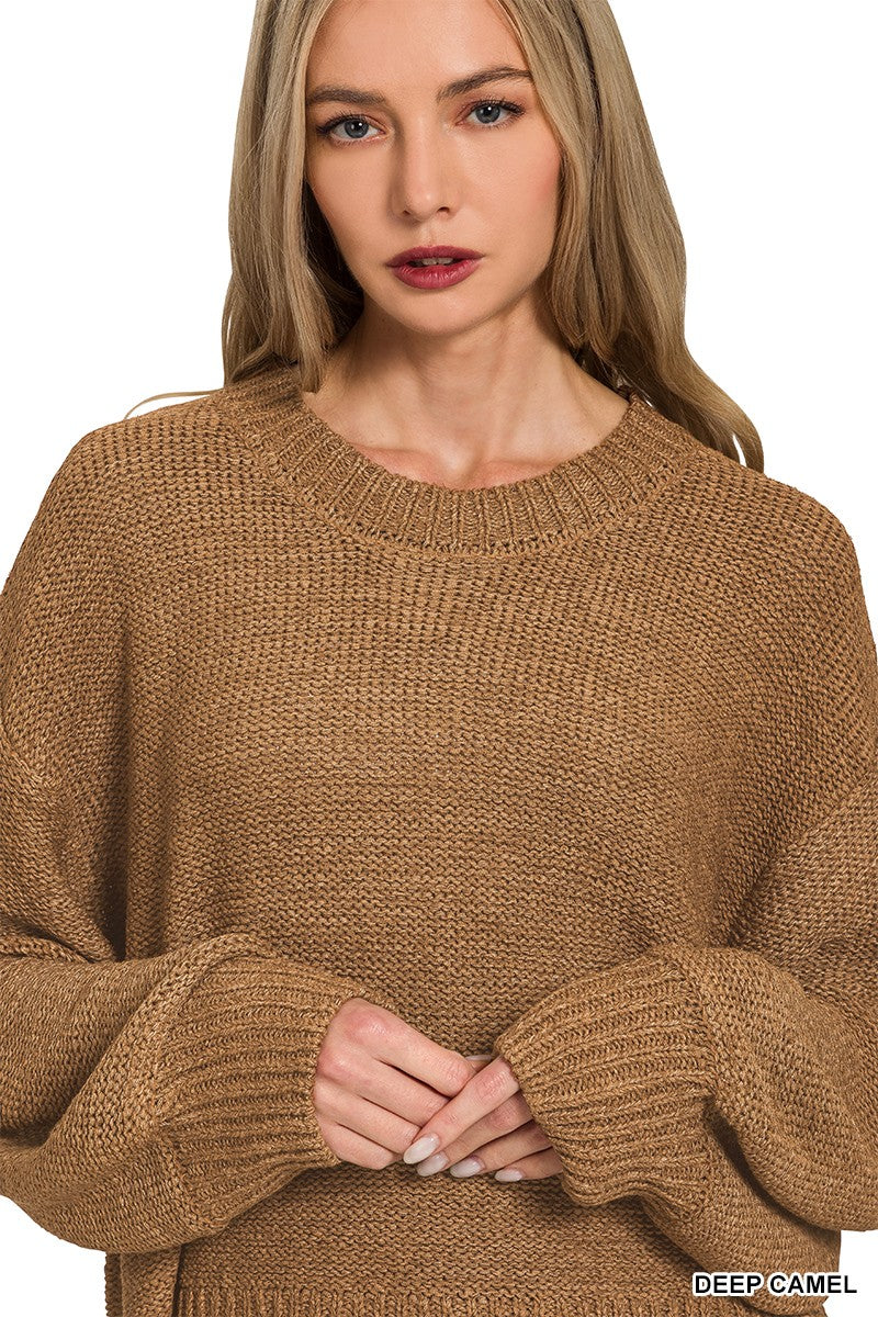 Statement Sleeves Balloon Sweater