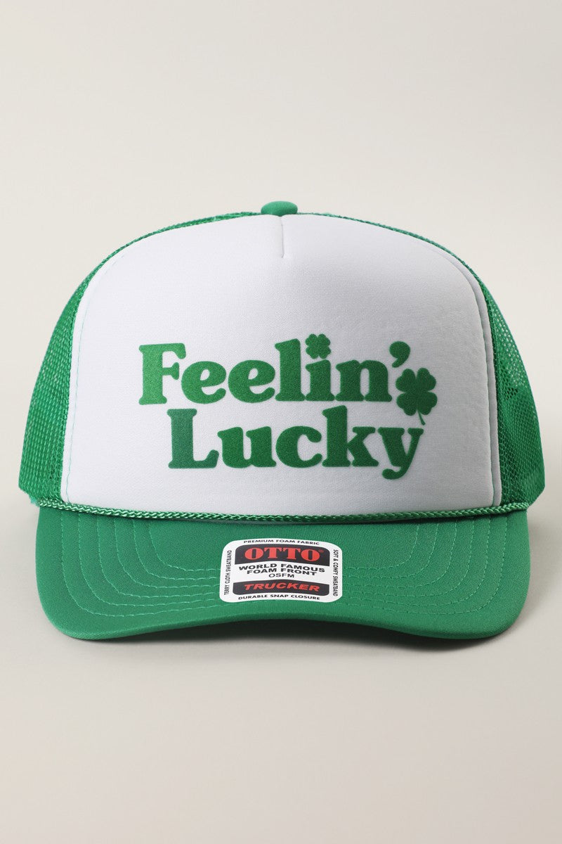 Feelin' Lucky Foam Trucker Hat - EOS Final Sale