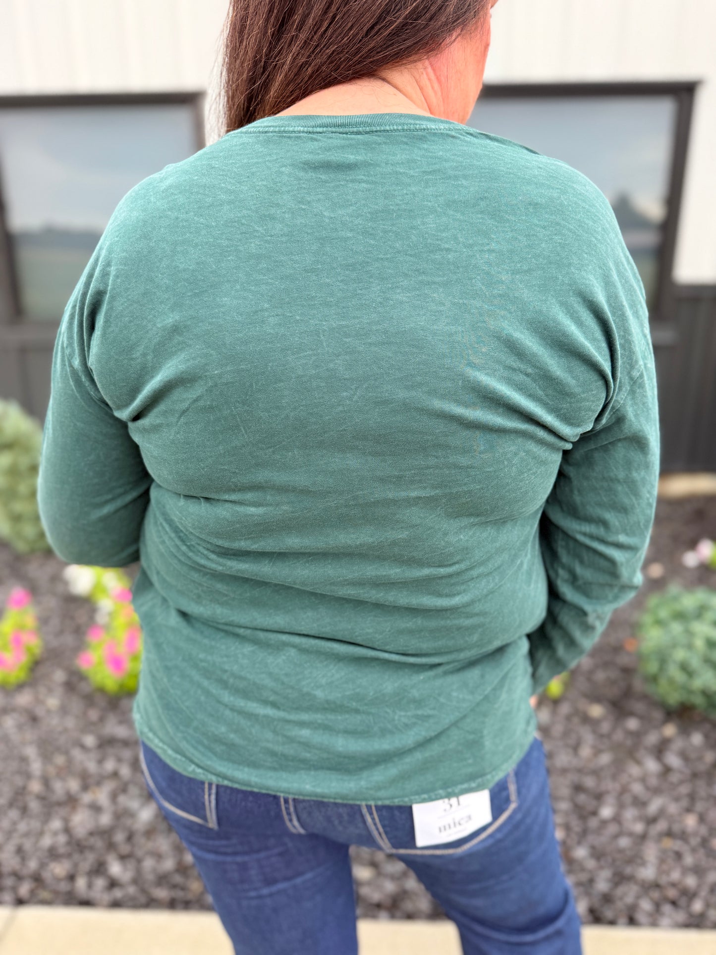 Snuggle Weather Mineral Washed Long Sleeve Graphic