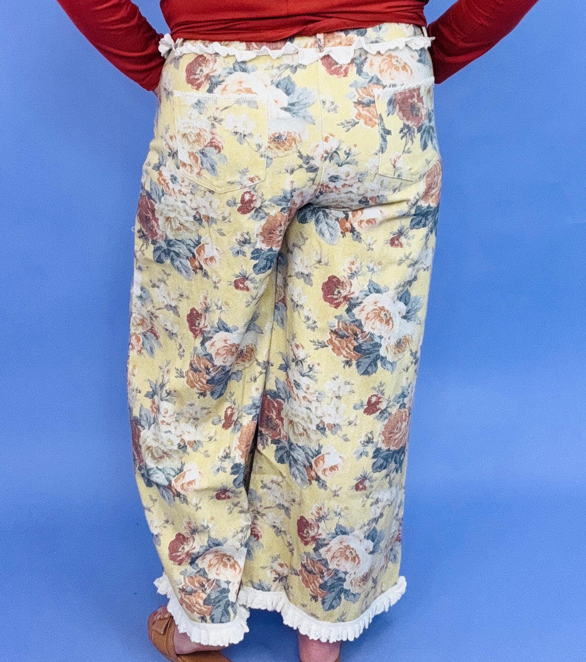 Prairie Bloom Ruffle Pants