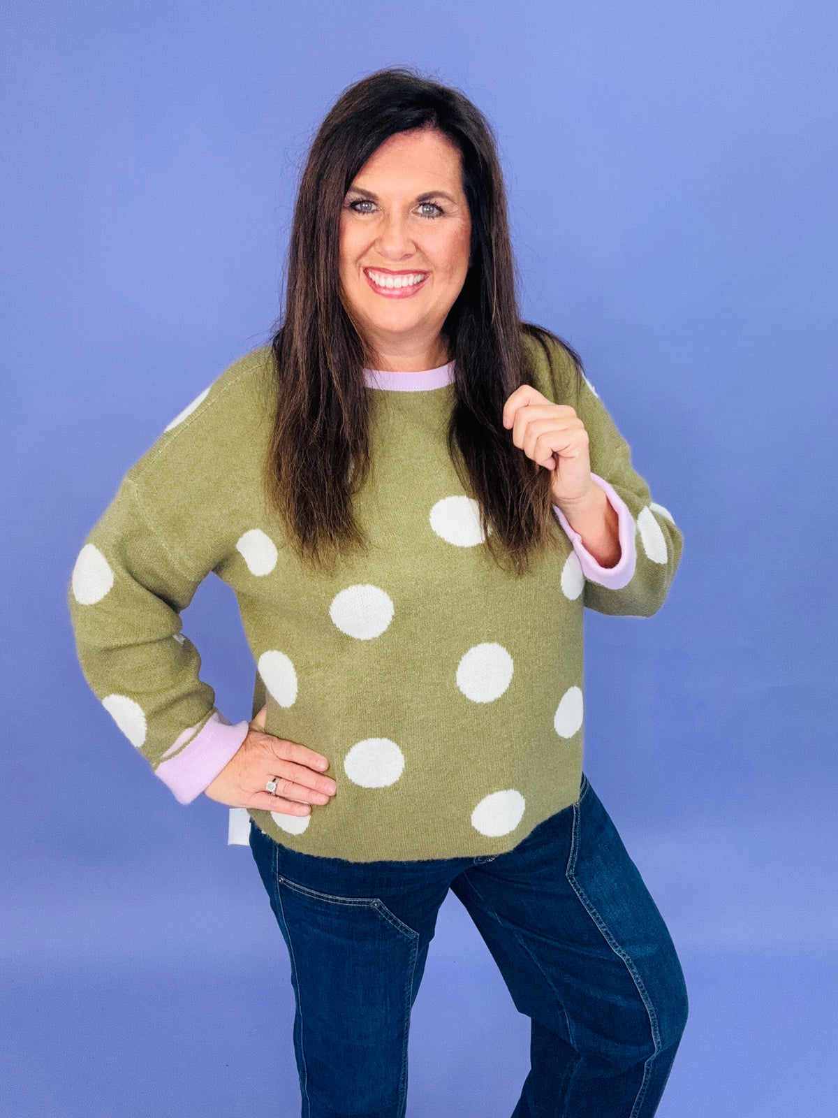 Dot Your Average Sweater