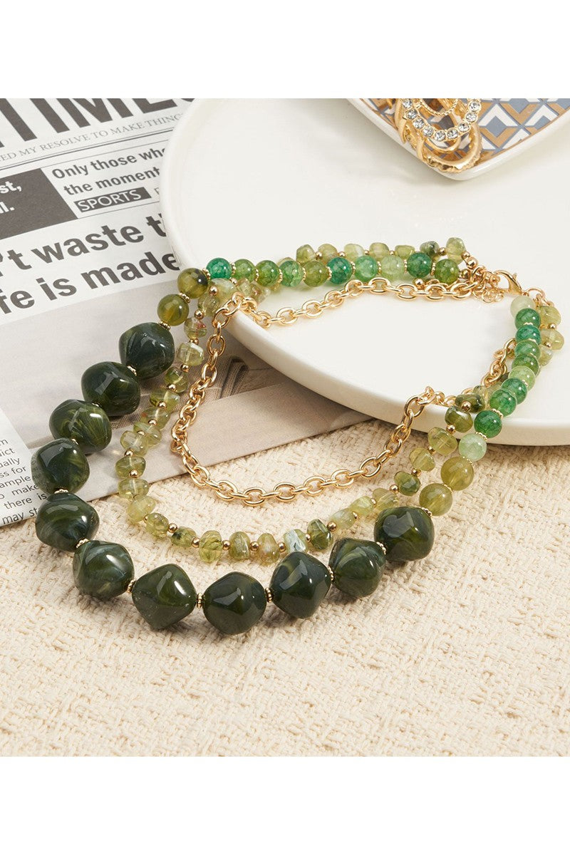 Boho Colorful Bead Necklace