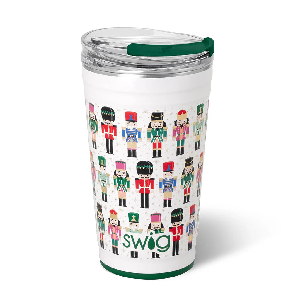 SWIG Party Cup 24 oz Classic Nutcracker ReFabbed Boutique
