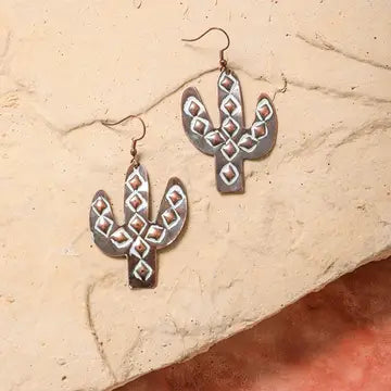 Cactus Dangling Earrings