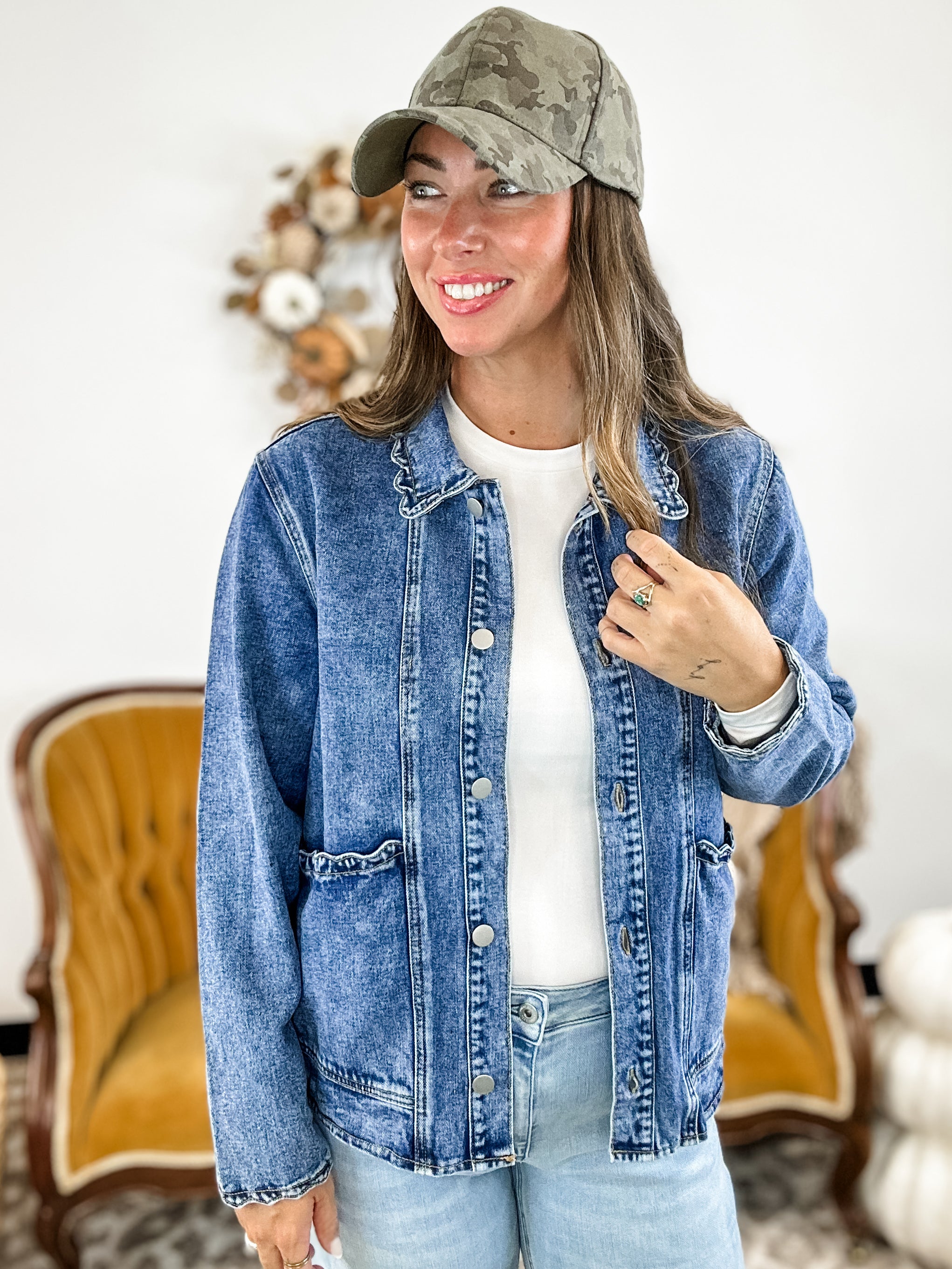 Trim & Tough Jacket - Sail Blue FINAL SALE