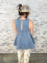 Daydream Denim Top FINAL SALE