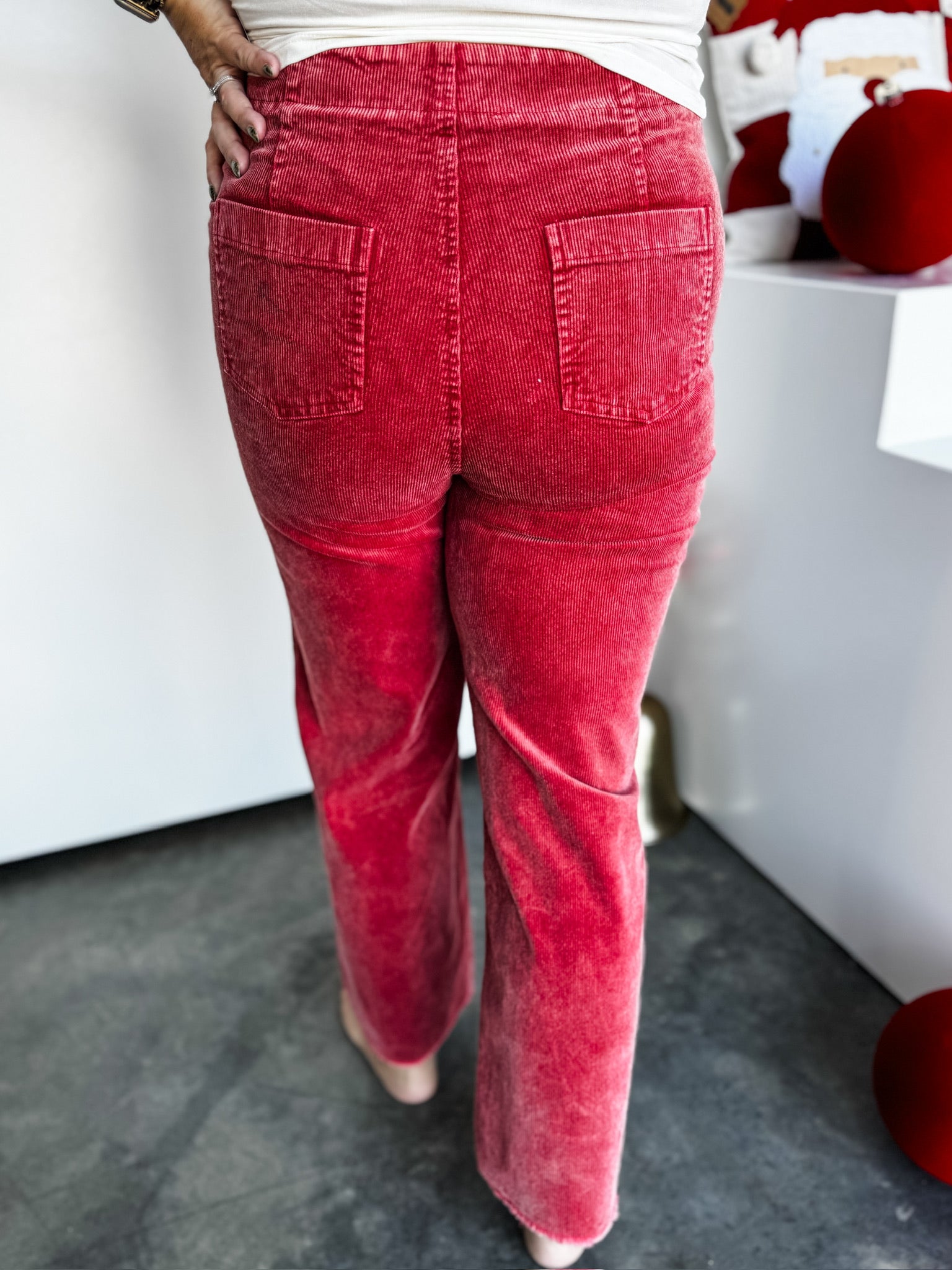 Edge Trail Cord Pants - Rose