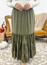 Sway & Stay Skirt - Olive