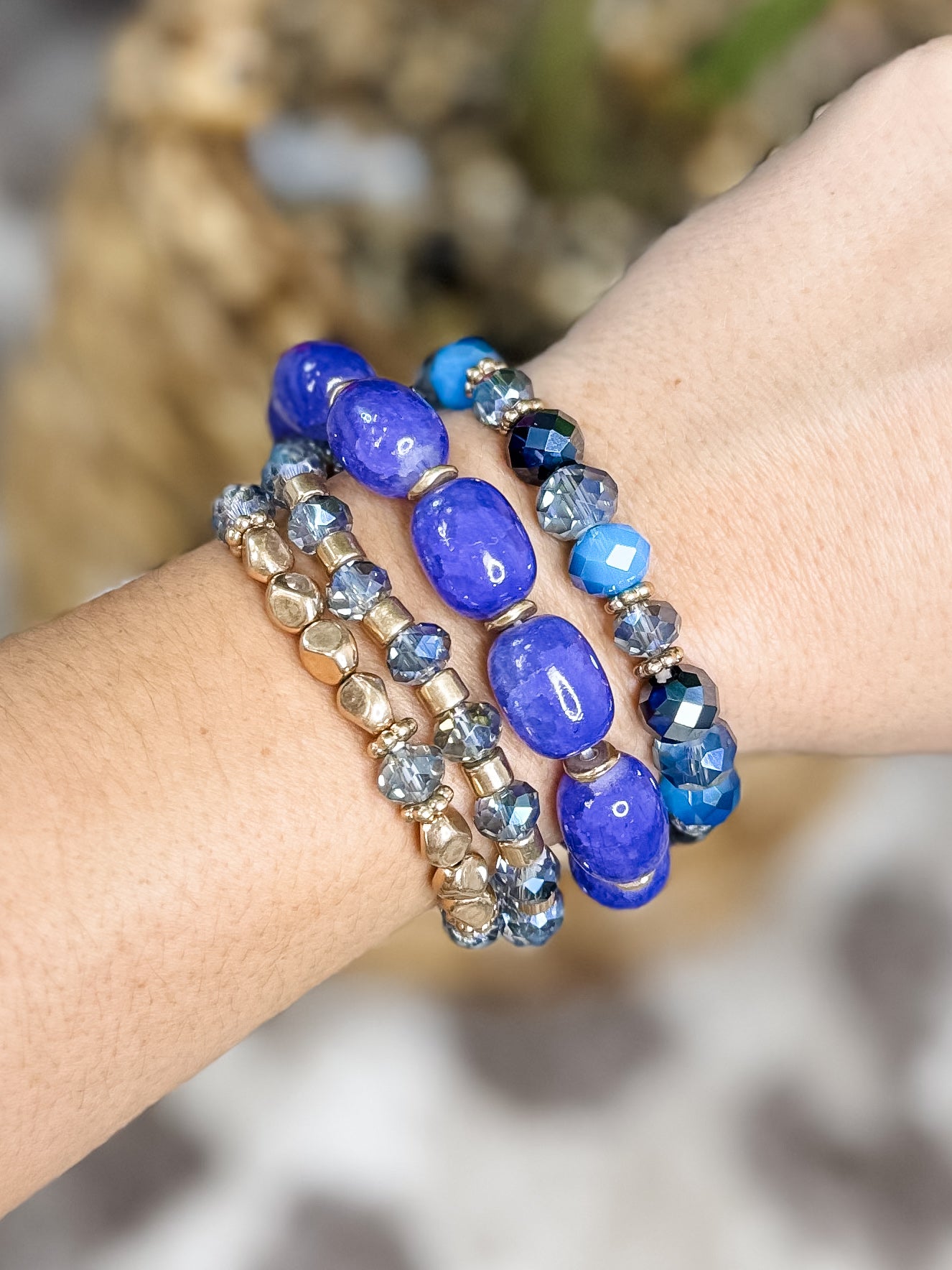 Terra Layers Bracelet - Purple