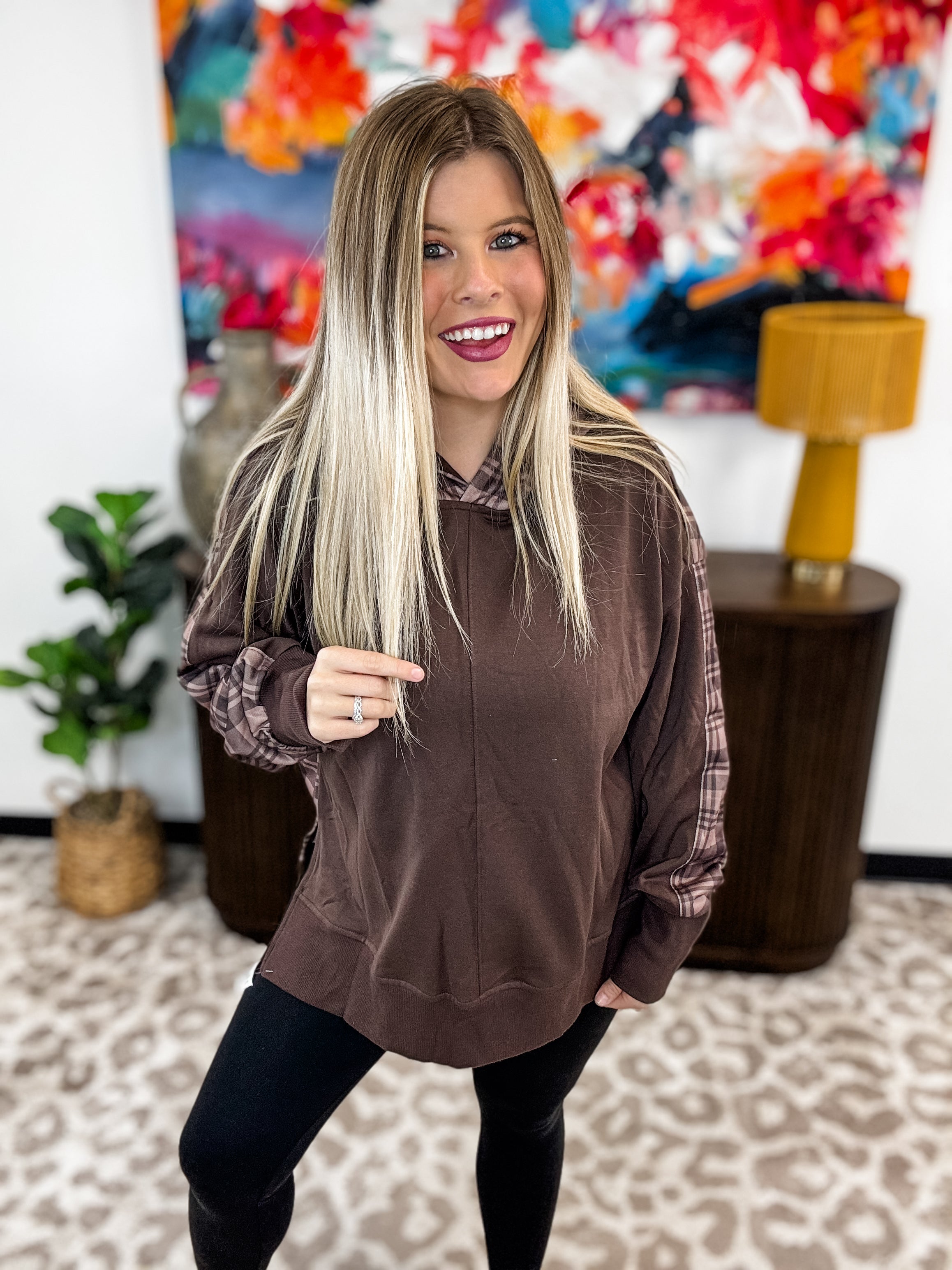 Autumn Trail Sweatshirt - Brown