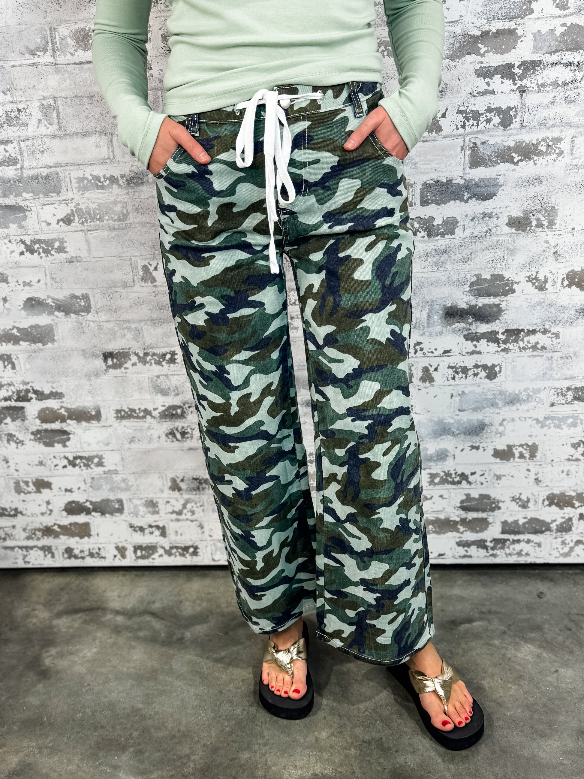 Street Camo Denim Pants - EOS Final Sale