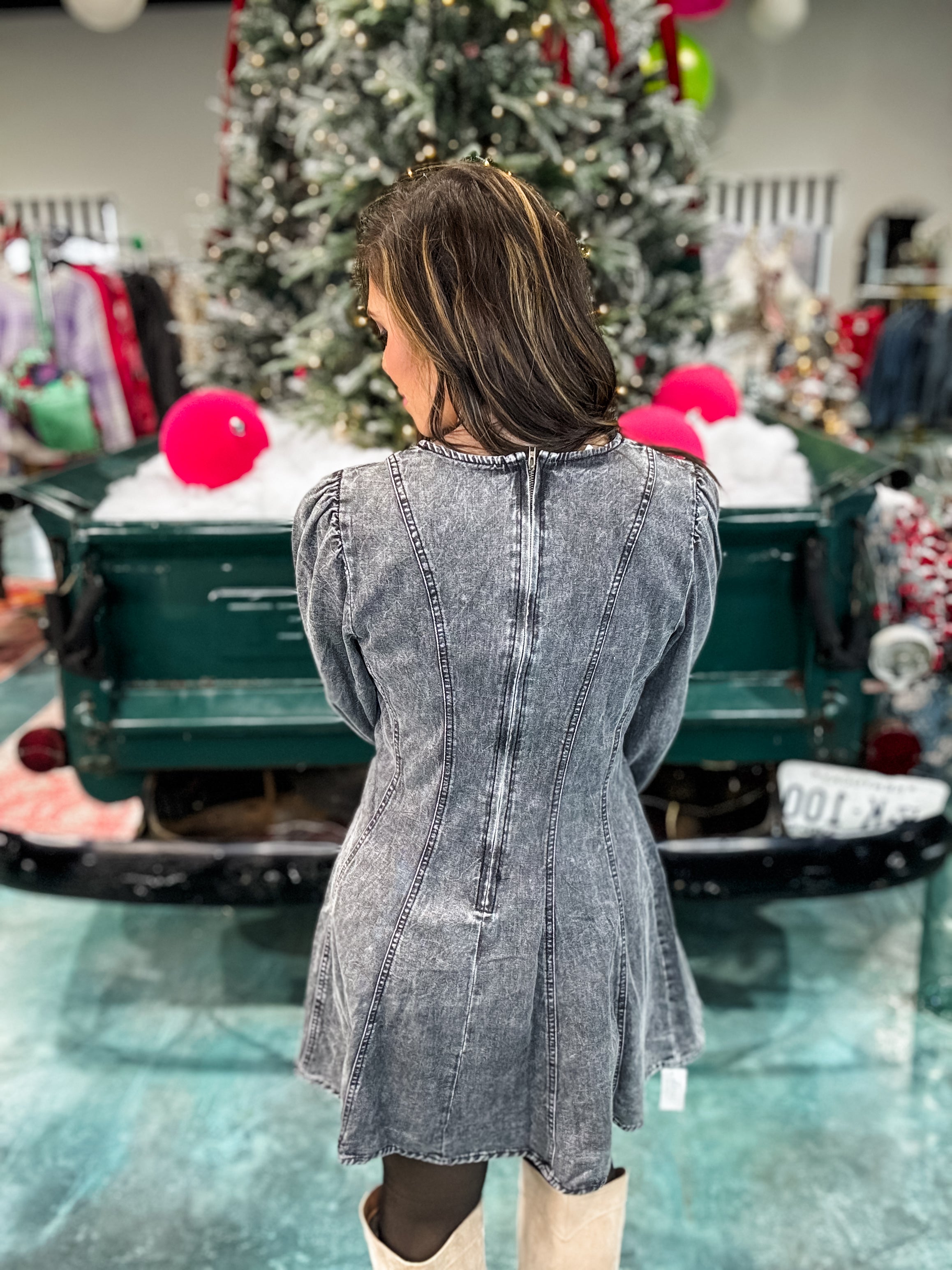 Washed Horizon Dress