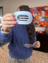 Modern Classic Hair Claw - Blue