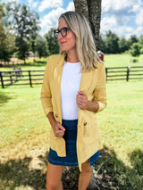 Boss Mode Blazer - Yellow