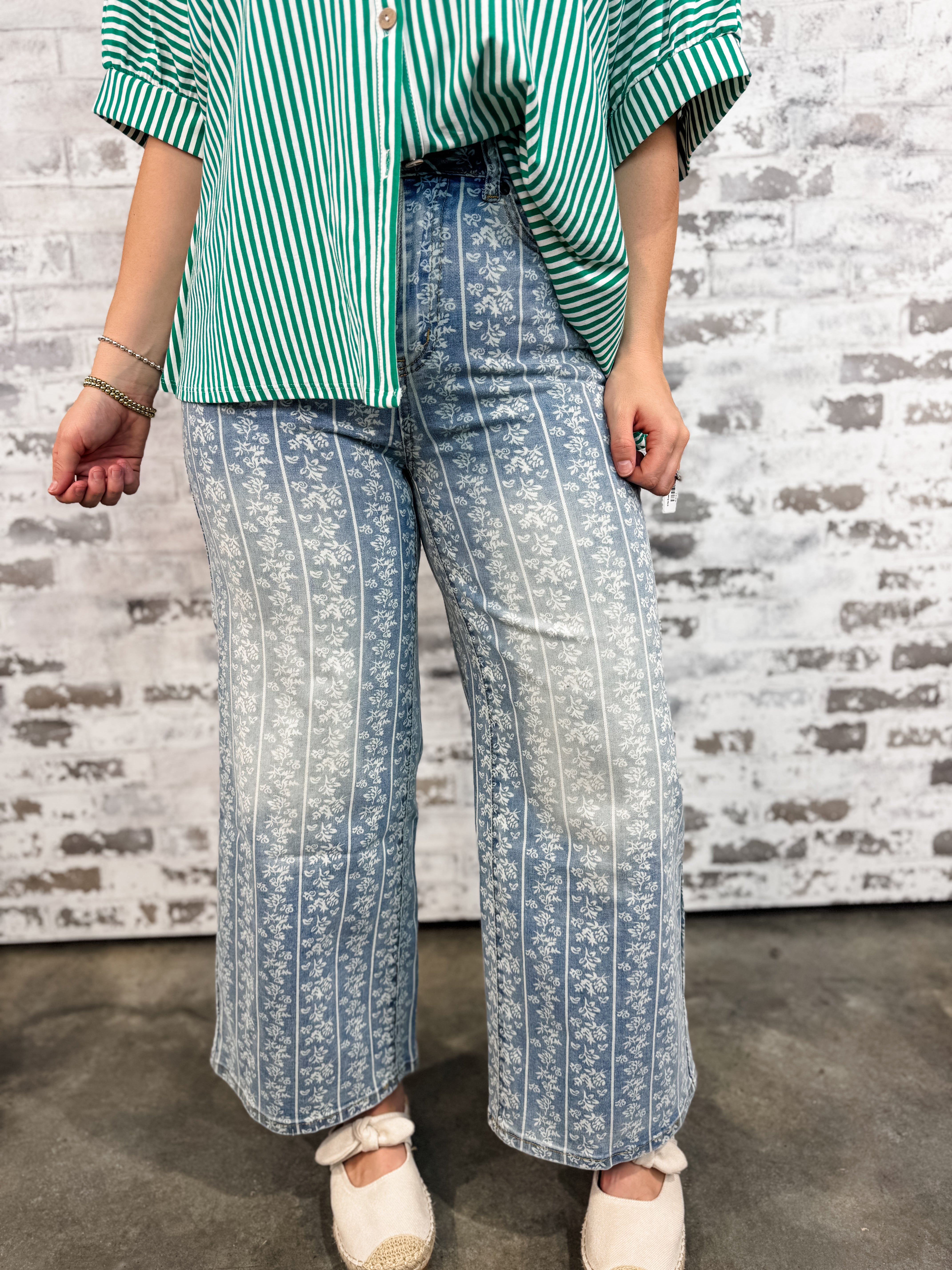 Selene Stretch Denim Pants