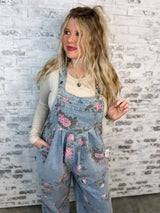 Garden Drift Denim Jumpsuit