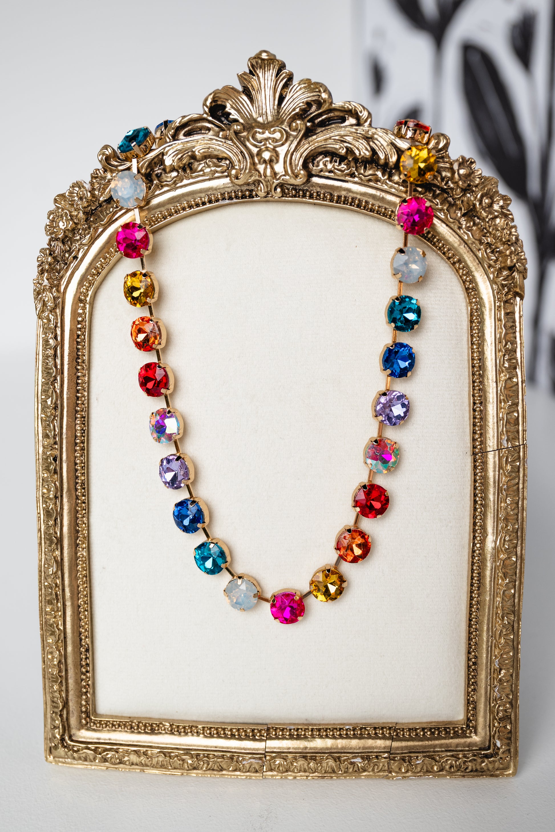 12mm Rhinestone Necklace