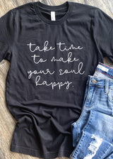 Soul Happy Graphic Top