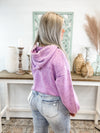 Stay Cozy Acid Wash Hooded Top