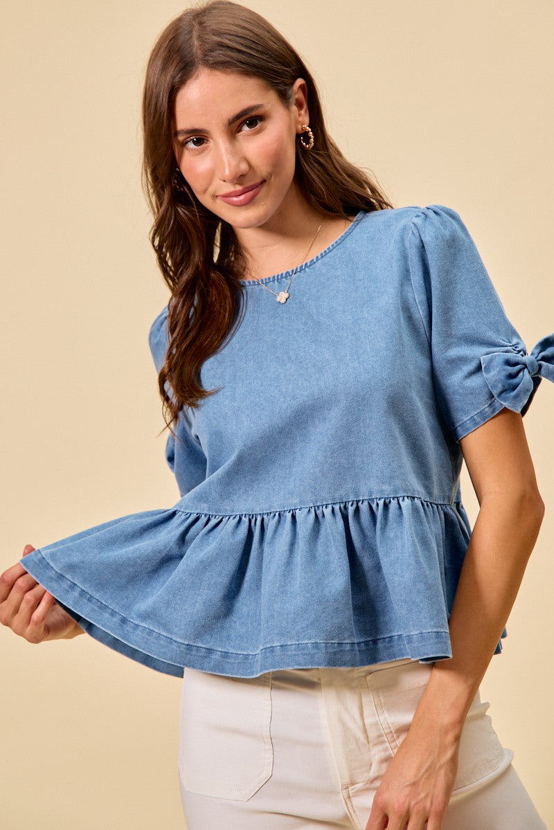 Easy Breeze Denim Top