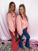 Chic Ribbon Neck Top