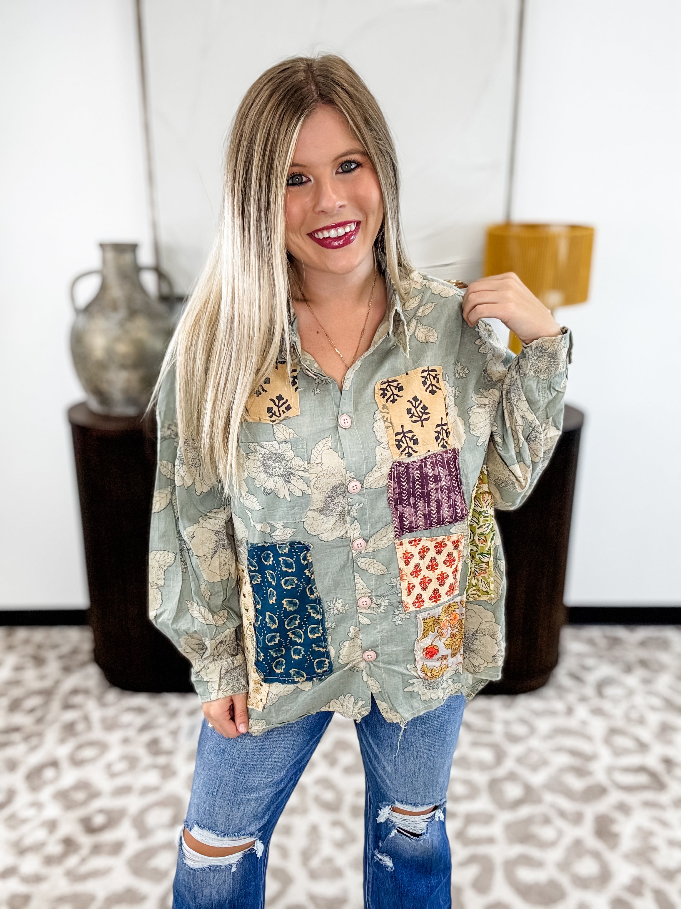 Jaded Gypsy Full Bloom Top - Patch