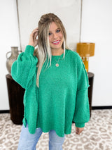Cozy Muse Sweater - Green