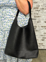 Siena Weave Bag - Black