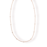 Beaded Blondes Olive in Silver Necklace with Clasp