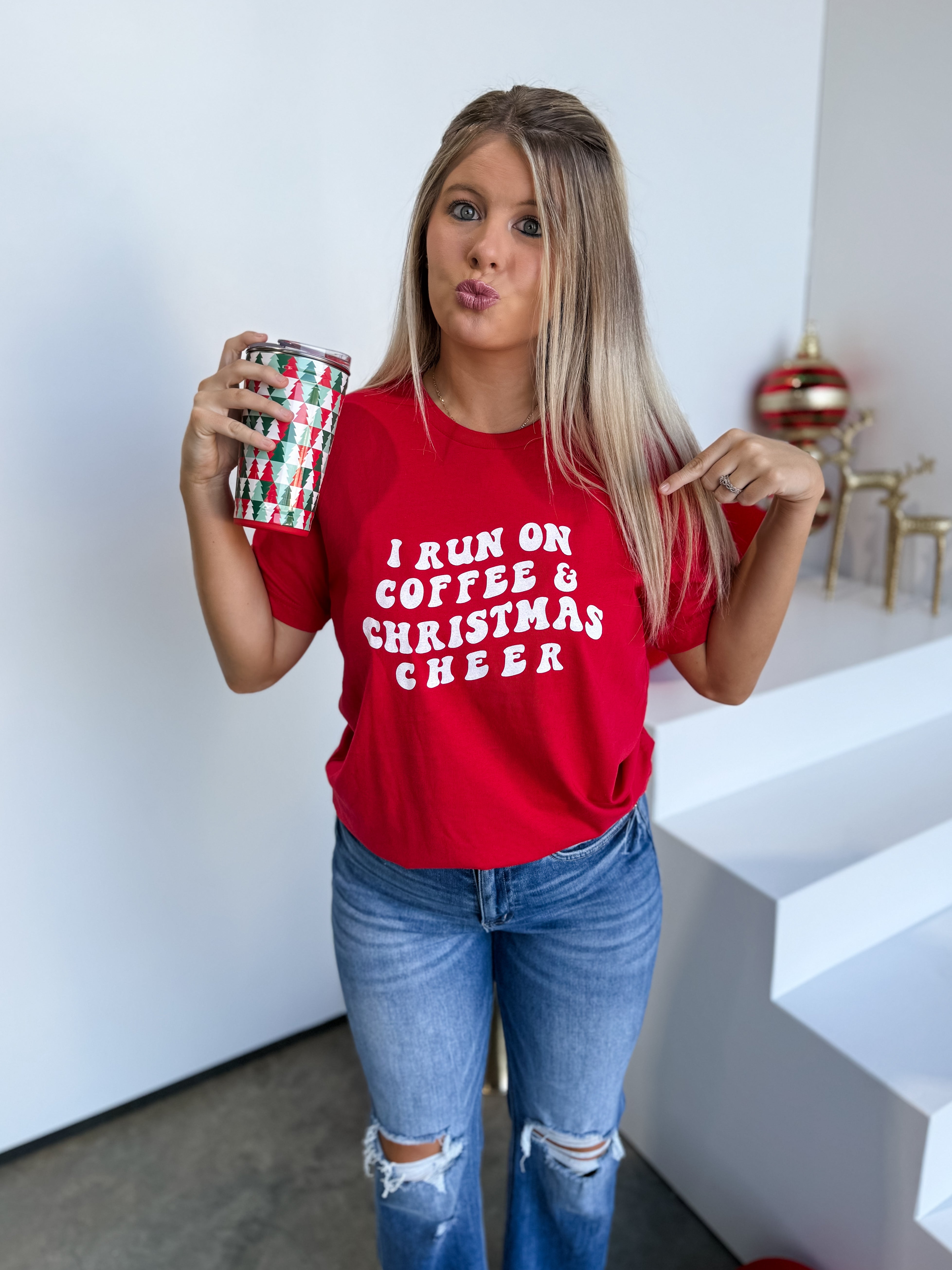 Coffee & Christmas Graphic Tee