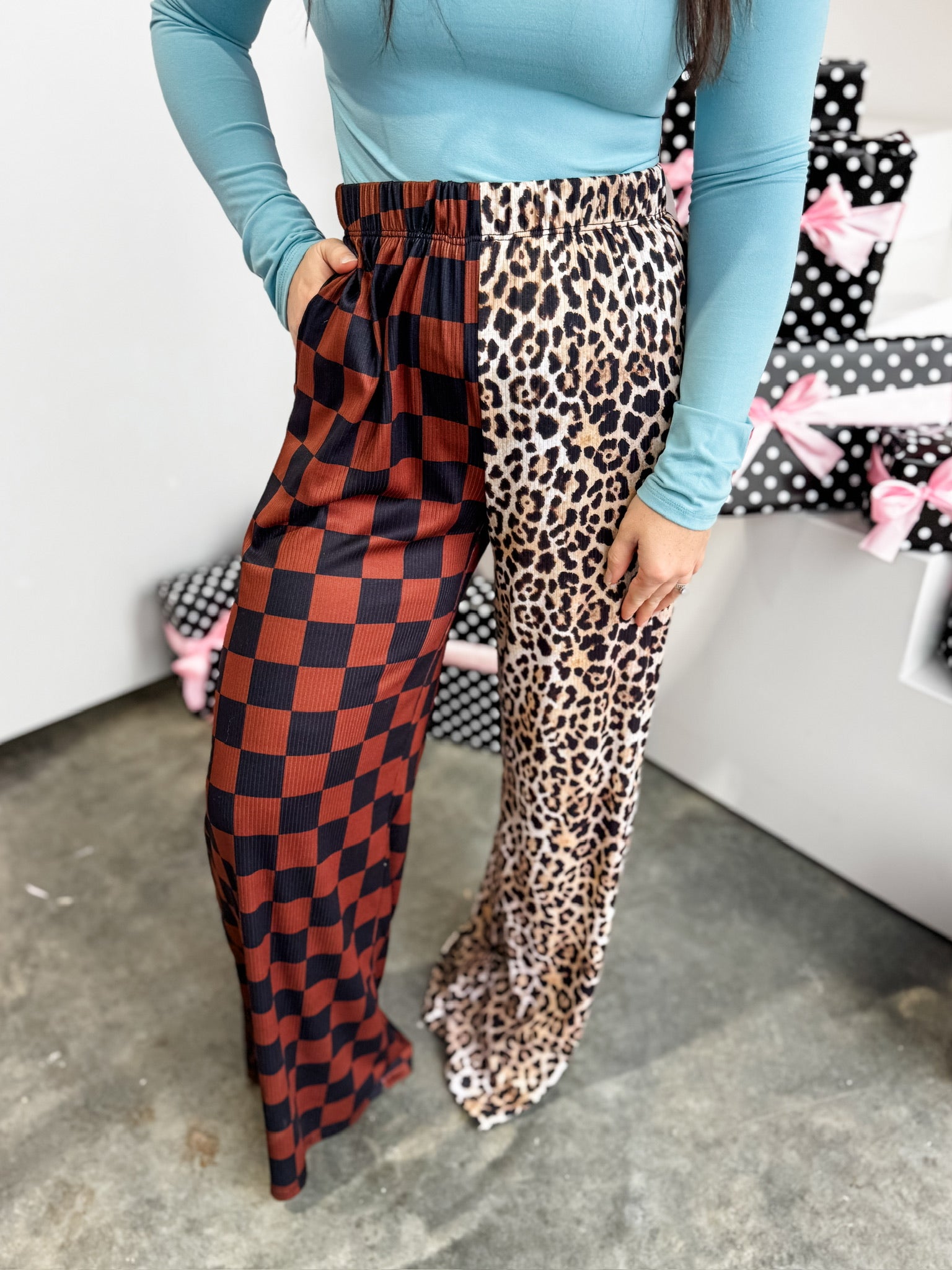 Leopard Line Pants