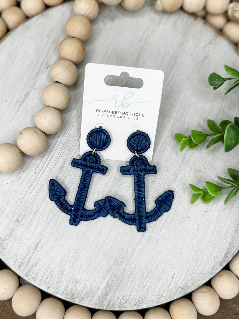 Don't Sink Anchor Earring