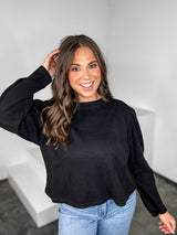 Timeless Bloom Top - Black FINAL SALE