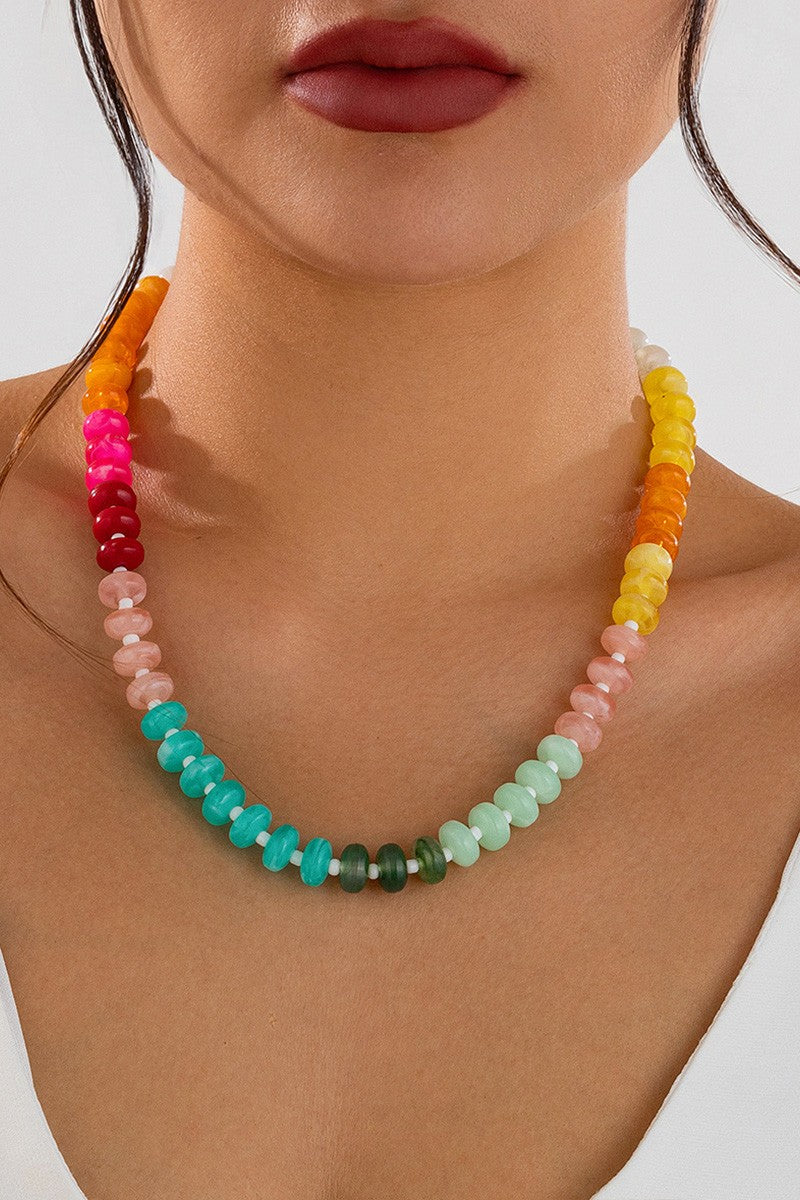 Rainbow Charm Necklace