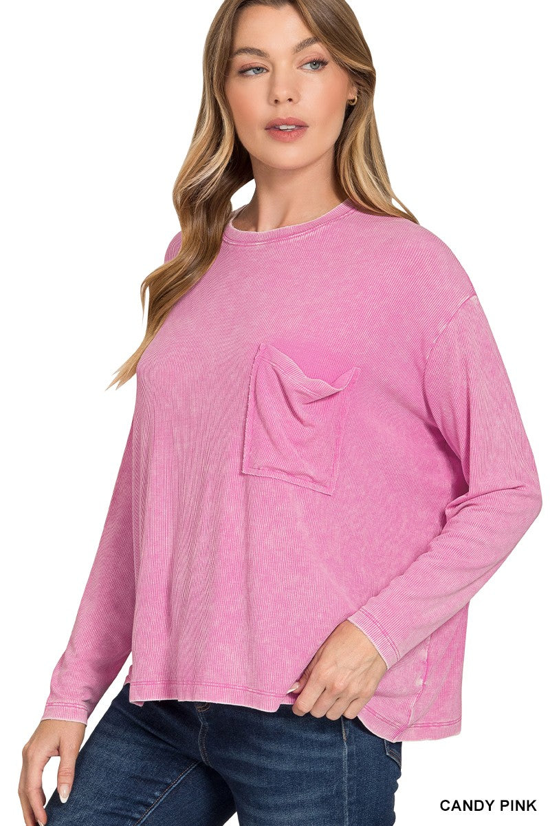 Solace Washed Knit - Candy Pink | DOORBUSTER
