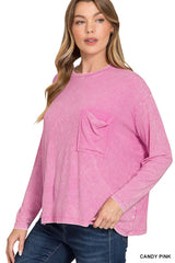 Solace Washed Knit - Candy Pink | DOORBUSTER