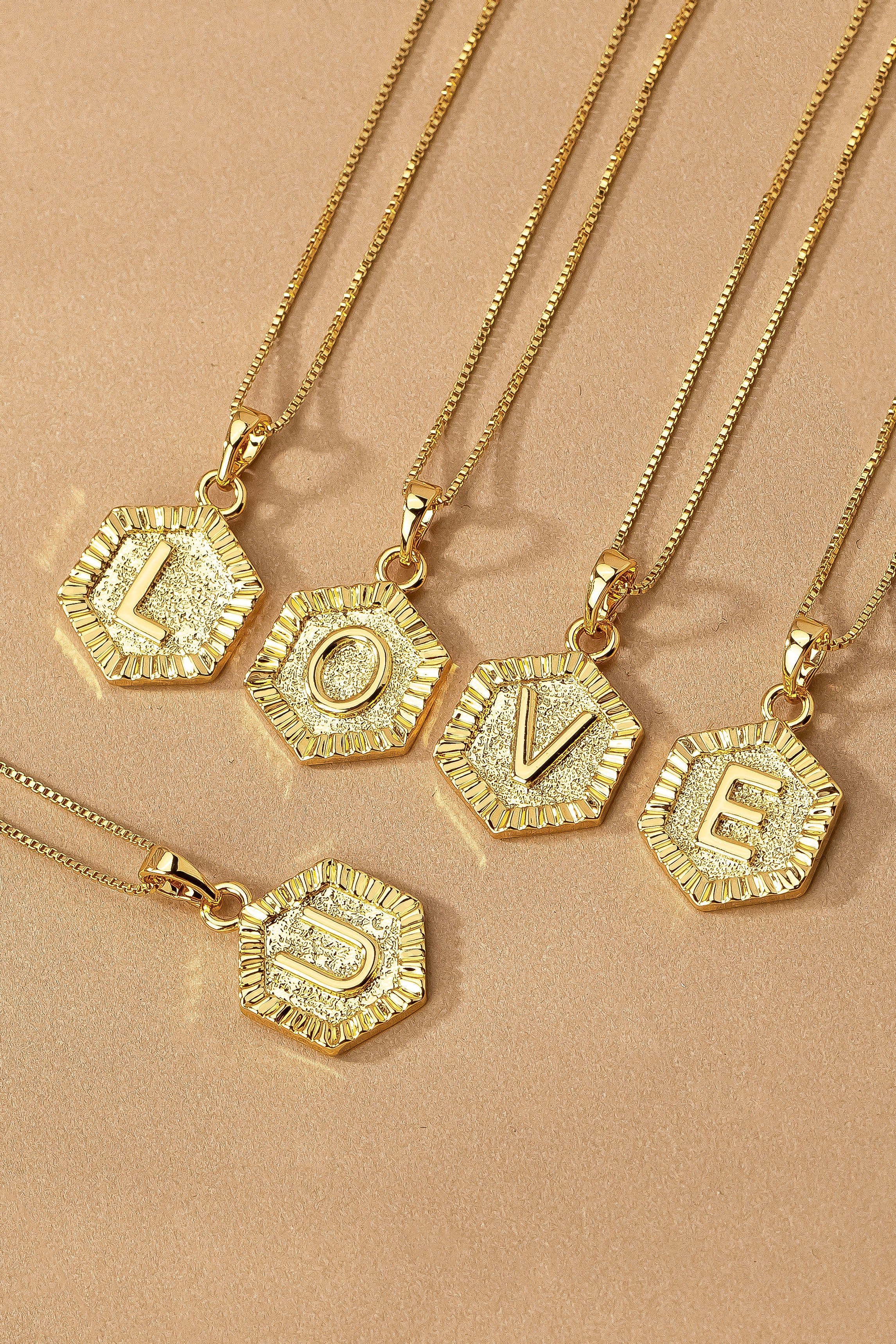 Bold & Minimal Letter Pendant DOORBUSTER