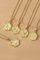 Bold & Minimal Letter Pendant DOORBUSTER