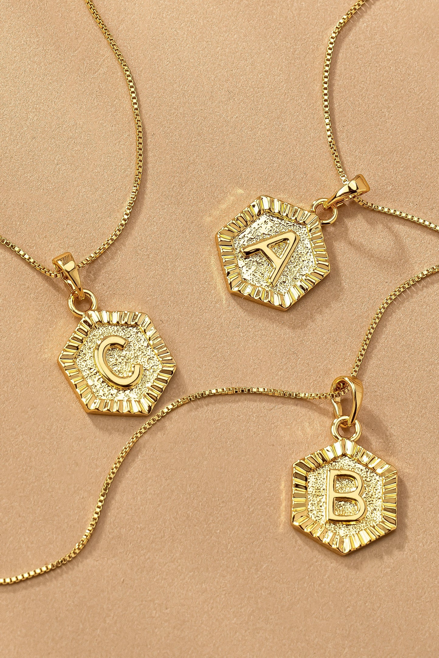 Bold & Minimal Letter Pendant *Final Sale*