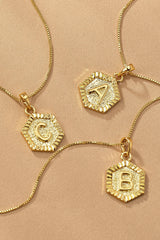 Bold & Minimal Letter Pendant DOORBUSTER