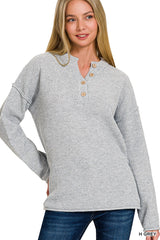 Cozy Cove Sweater - Grey