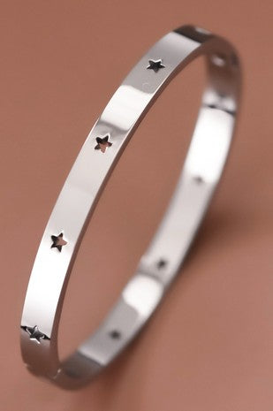 Endless Glow Curve Bangle