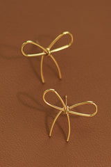 Dainty Bow Stud Earrings