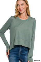 Ripple Effect Top - Ash Jade | DOORBUSTER