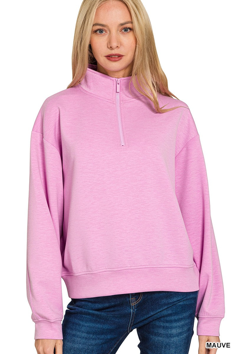 On The Go Pullover - Mauve | DOORBUSTER