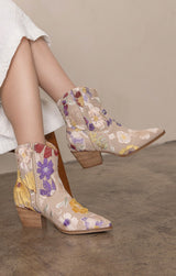 Wanda Floral Applique Boot 