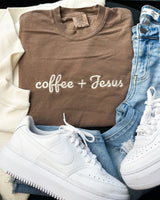 Coffee Jesus Embroidery Graphic Top