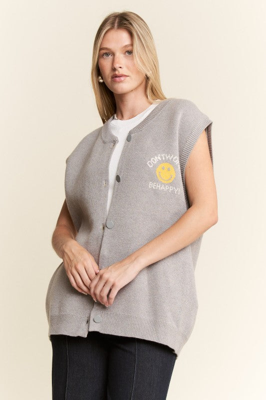 Don't Worry Be Happy Vest