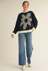 Floral Flow Stripe Top